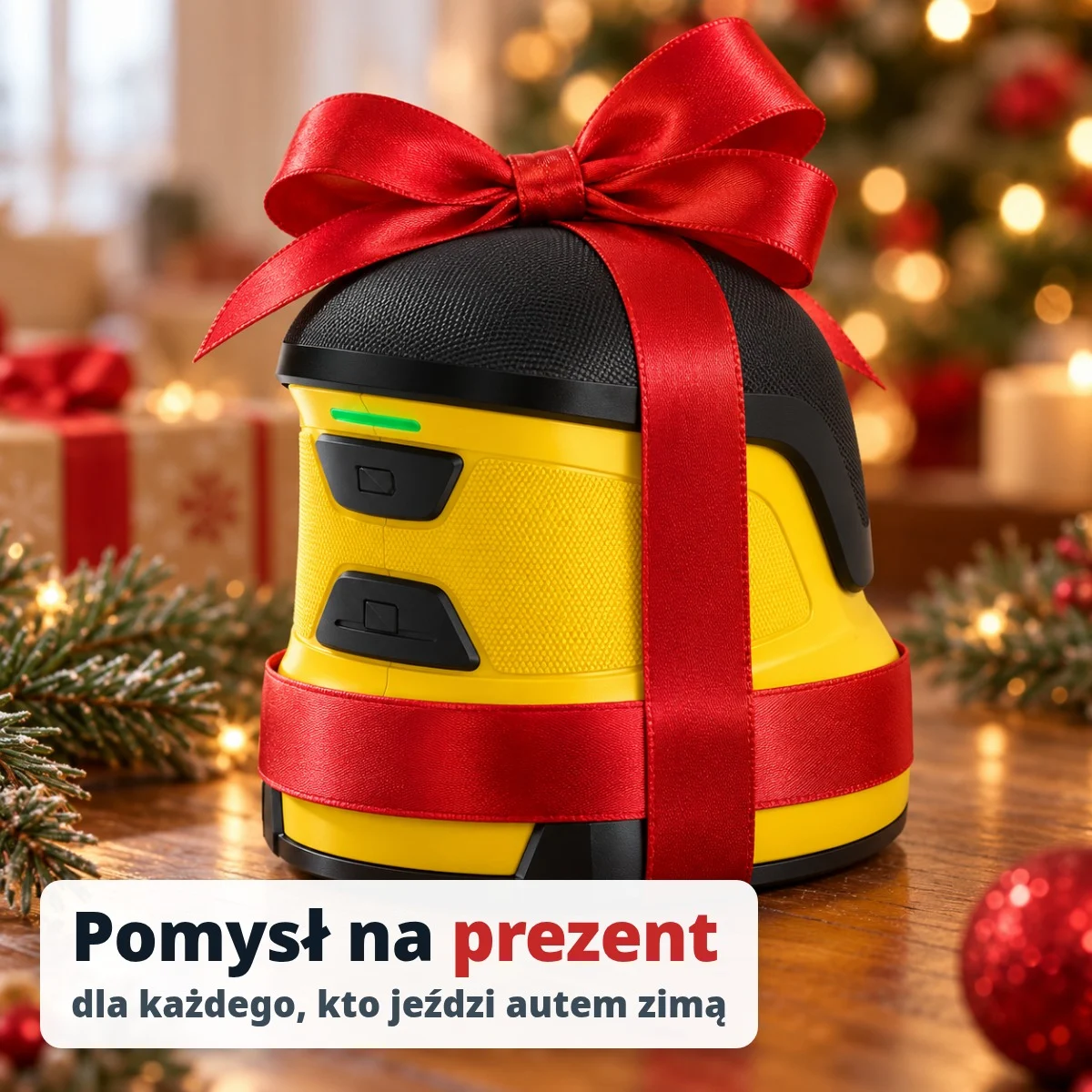Skrobaczka przewiązana czerwoną wstążką: pomysł na prezent